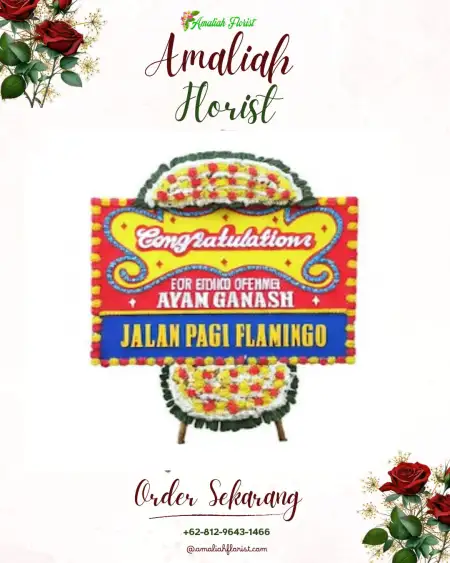 Sewa Papan Bunga Cereme Taba